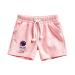 Pack of 2 Girl Regular Fit Cotton Shorts