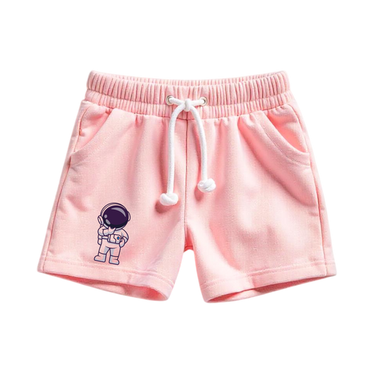 Pack of 2 Girl Regular Fit Cotton Shorts
