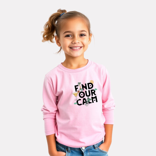 Cotton Full Sleeve Round Neck T-Shirt for Girls