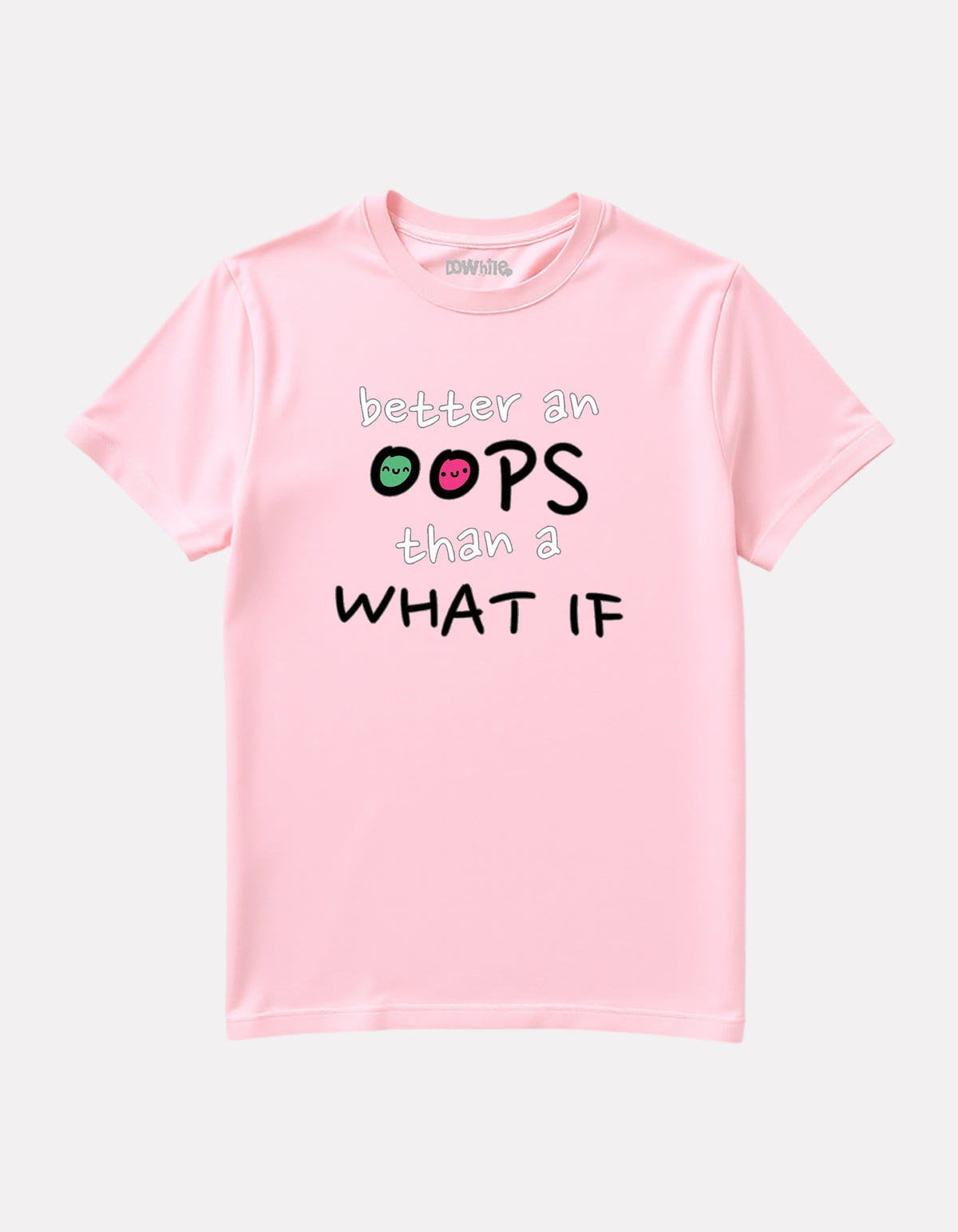Junior Girl Printed Baby Pink Cotton T-Shirt
