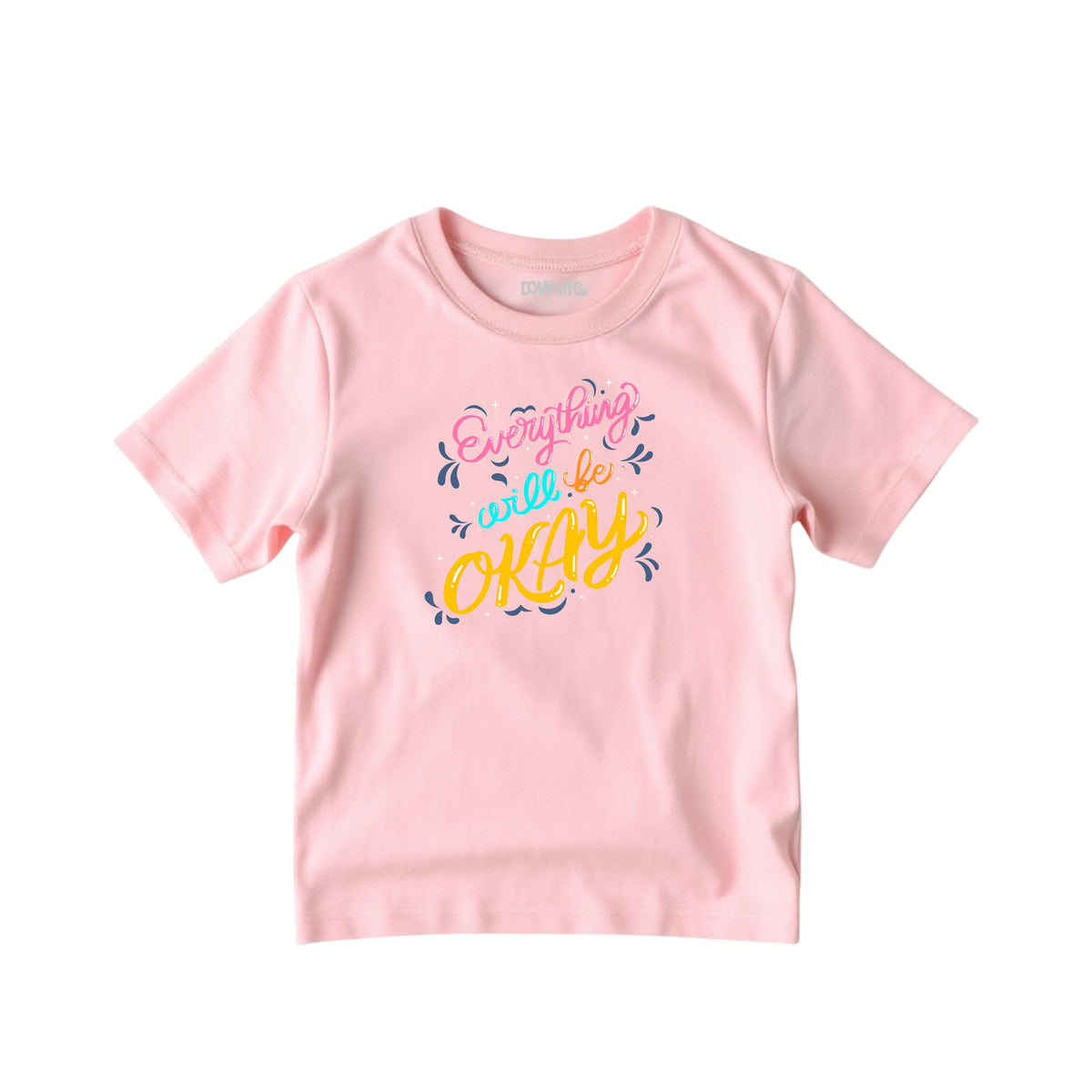 Girls Printed T-Shirt with Cotton Shorts Set