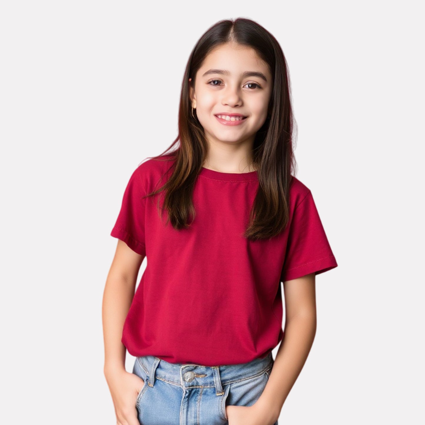 Junior Girl  Cotton Half Sleeve T-Shirt