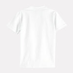Junior Boy Plain White Casual Cotton T-Shirt