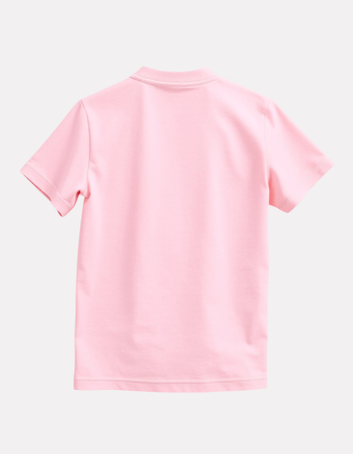 Junior Girl Plain Regular Fit Baby Pink T-Shirt