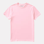 Junior Girl Plain Regular Fit Baby Pink T-Shirt