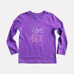 Cotton Full Sleeve Round Neck T-Shirt for Girls