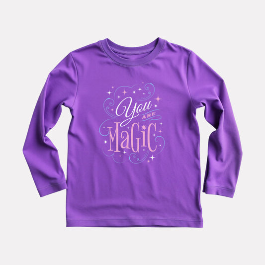 Cotton Full Sleeve Round Neck T-Shirt for Girls