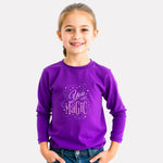 Cotton Full Sleeve Round Neck T-Shirt for Girls