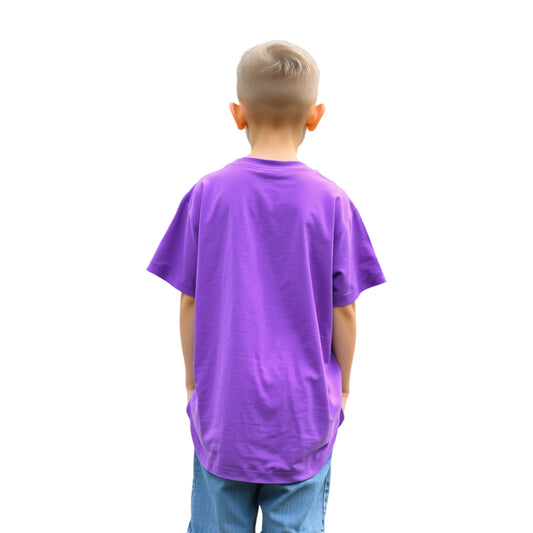 Oversized T-Shirt – Lavender Boys’ Edition