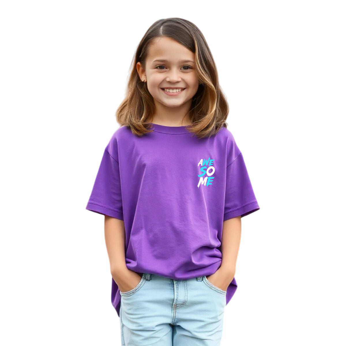 Oversized T-Shirt – Lavender Girls’ Edition