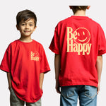 Boys Printed Extended Sleeves Oversized T-shirt