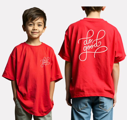 Boys Printed Oversized Cotton T-Shirt