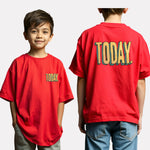Boys Printed Oversized Cotton T-Shirt