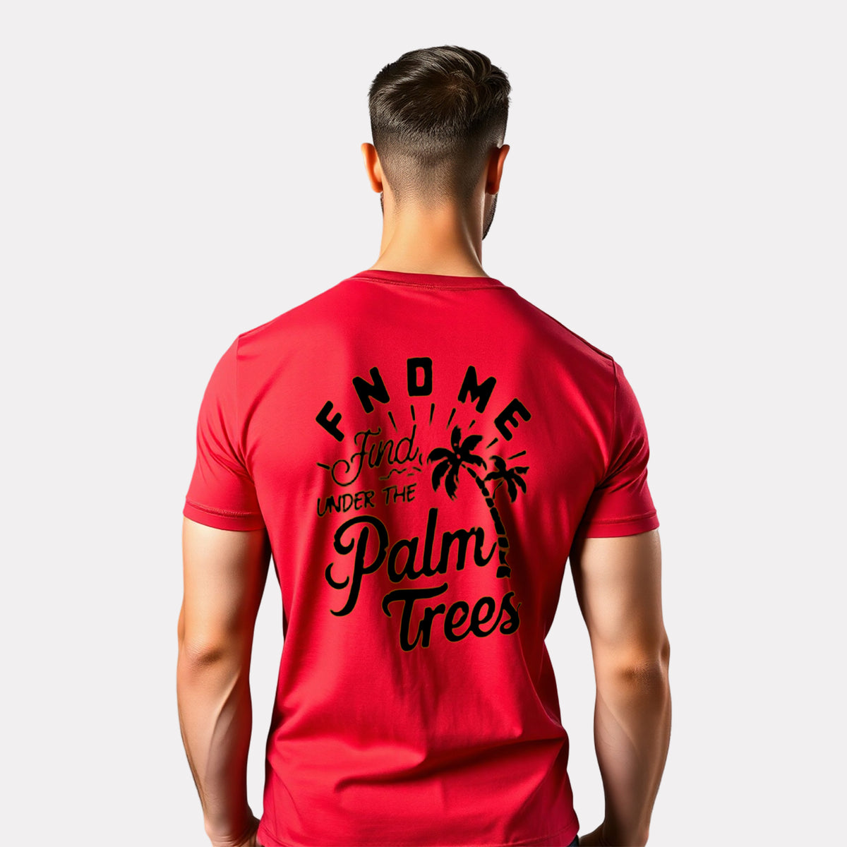 Men's 3-Pack Printed Round Neck Cotton T-Shirts