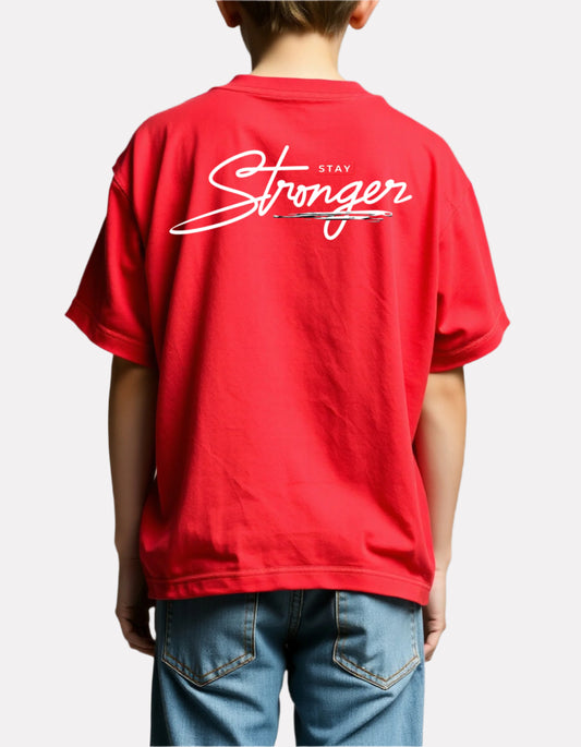 Boys Printed Extended Sleeves Oversized T-shirt