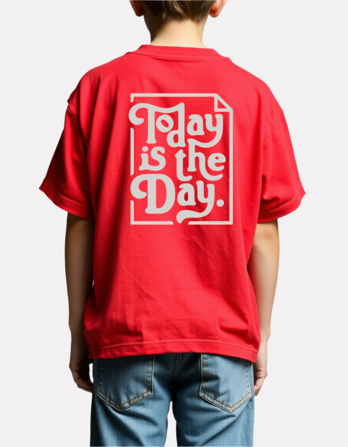 Boys Printed Oversized Cotton T-Shirt