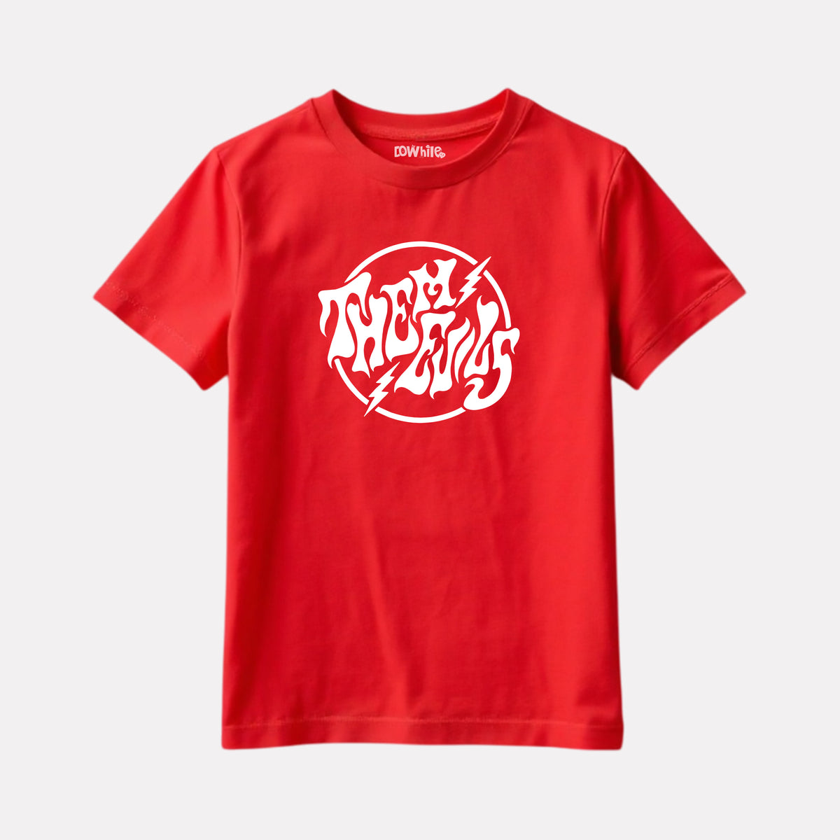 Junior Boy Red Color Graphic Printed T-Shirt