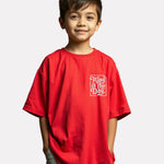 Boys Printed Oversized Cotton T-Shirt