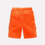 Orange Color Boys cotton Shorts