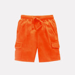 Orange Color Boys cotton Shorts