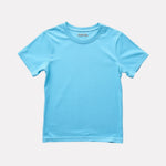 Girls 2 Pack Combo T-Shirt (White Melange and Turquoise)
