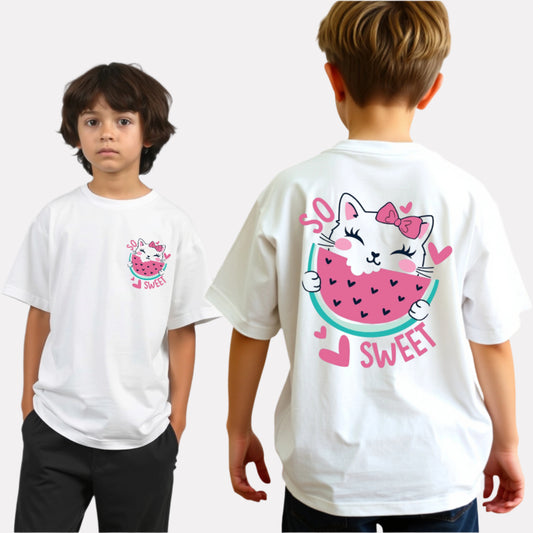 Boys Printed Oversized Cotton T-Shirt