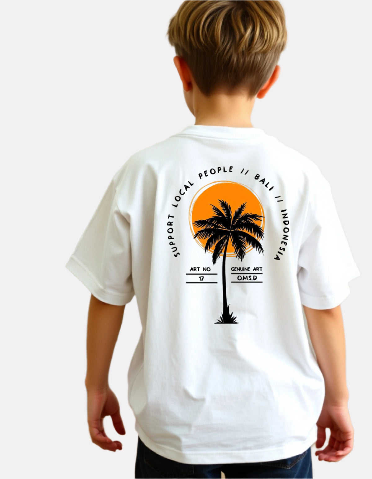 Boys Printed Oversized Cotton T-Shirt