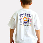 Boys Printed Extended Sleeves Oversized T-shirt
