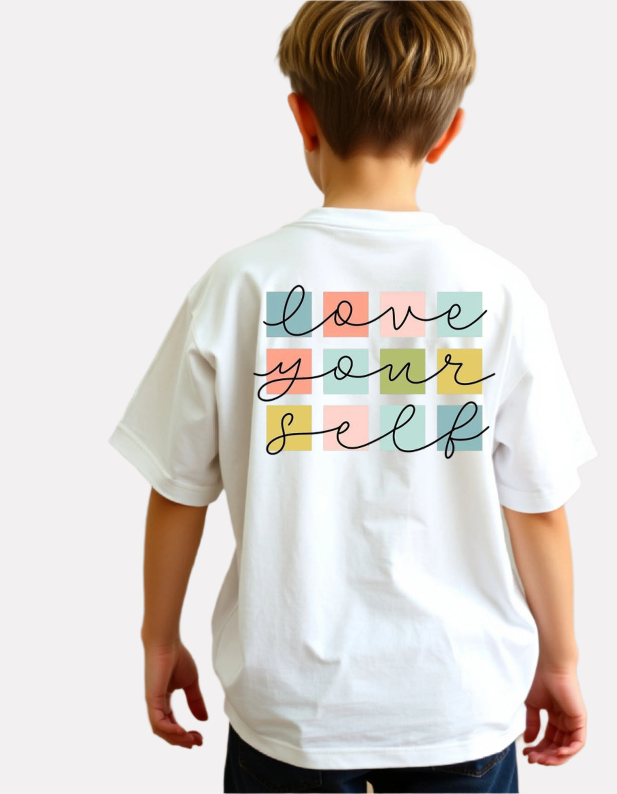 Boys Printed Extended Sleeves Oversized T-shirt
