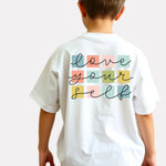 Boys Printed Extended Sleeves Oversized T-shirt