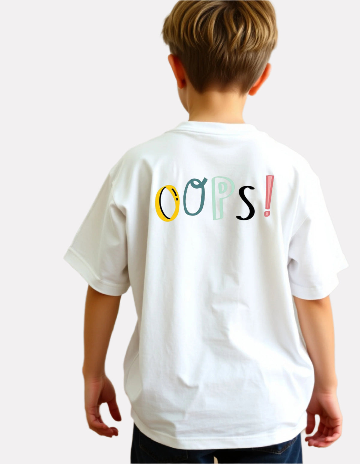 Boys Printed Oversized Cotton T-Shirt