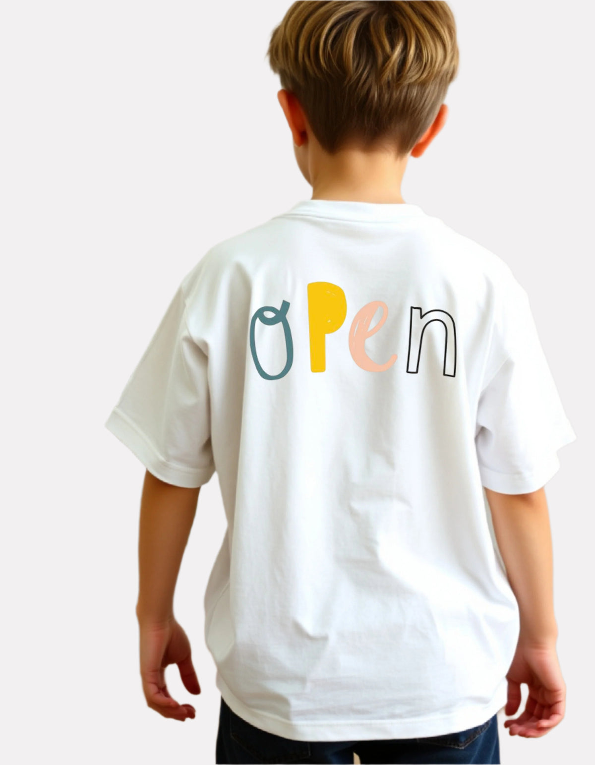 Boys Printed Oversized Cotton T-Shirt