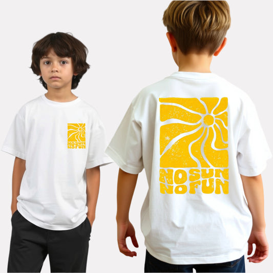 Boys Printed Oversized Cotton T-Shirt
