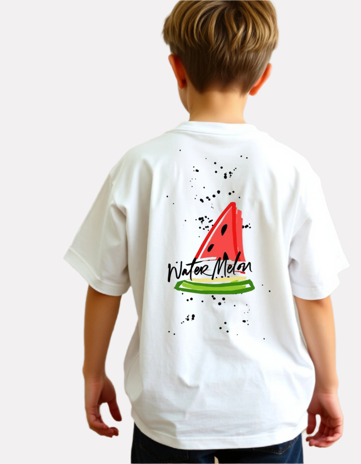 Boys Printed Oversized Cotton T-Shirt