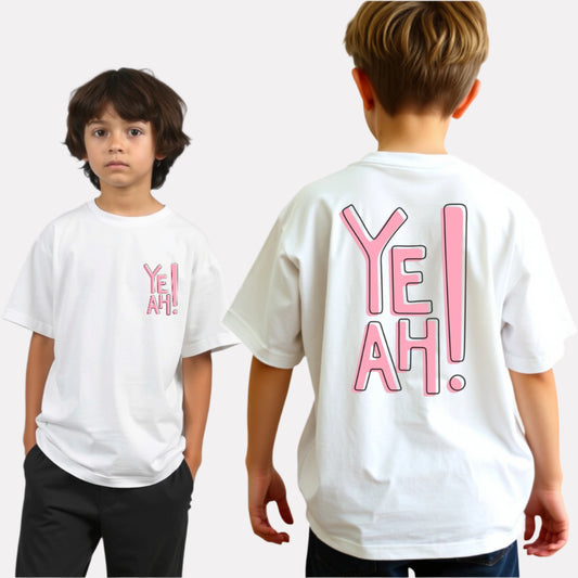 Boys Printed Oversized Cotton T-Shirt