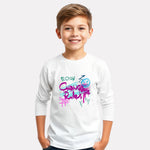 Graphic Printed Boy Cotton Full Sleeve T-Shirt