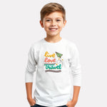 Graphic Printed Boy Cotton Full Sleeve T-Shirt