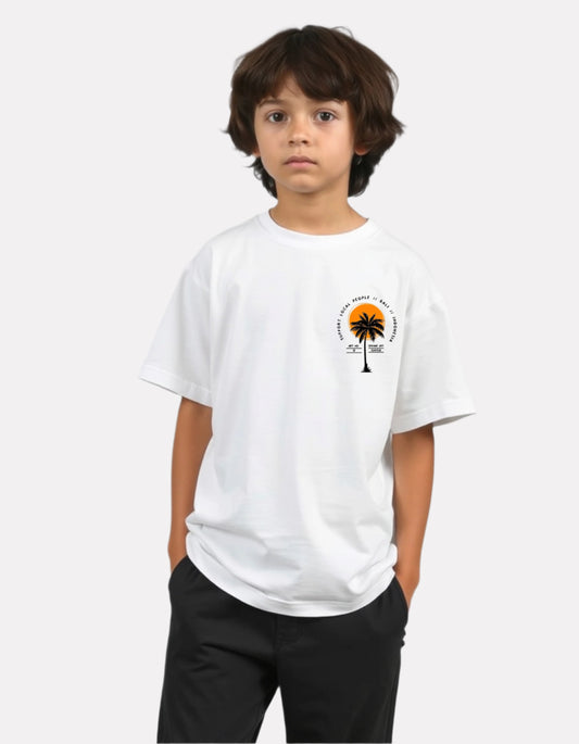 Boys Printed Oversized Cotton T-Shirt