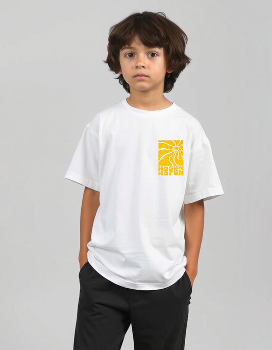 Boys Printed Oversized Cotton T-Shirt