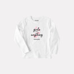 Comfy Round Neck Full Sleeve T-Shirt for Girls