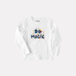 Comfy Round Neck Full Sleeve T-Shirt for Girls