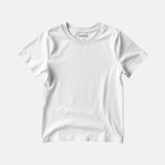 Girls 2 Pack Combo T-Shirt (White Melange and Turquoise)