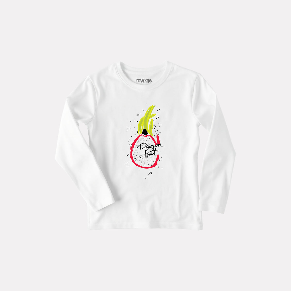 Comfy Round Neck Full Sleeve T-Shirt for Girls