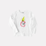 Comfy Round Neck Full Sleeve T-Shirt for Girls