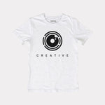 Boys White Melange T-shirt Black shorts Set