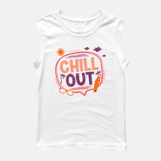 Summer Lightweight Sleeveless Tee for Boys