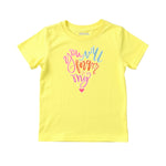 Girls Printed T-shirt with Shorts Cotton Set