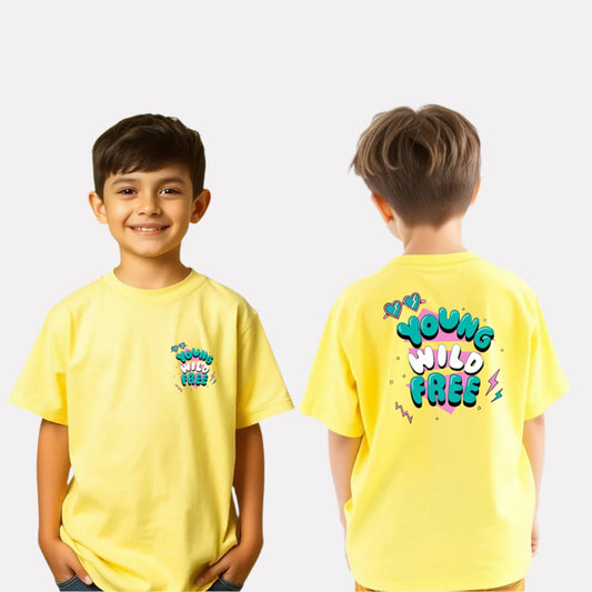 Boys Printed Oversized Cotton T-Shirt