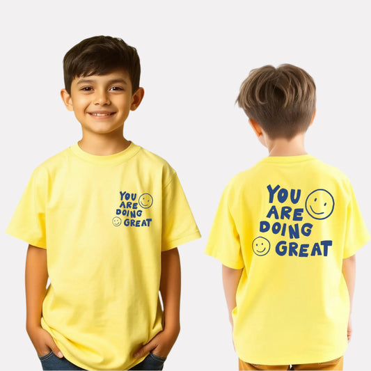 Boys Printed Oversized Cotton T-Shirt