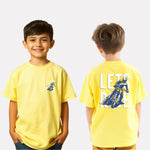 Boys Printed Extended Sleeves Oversized T-shirt